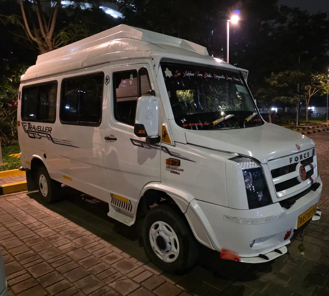 9 Seater Tempo Traveller Rent in Sarjapura