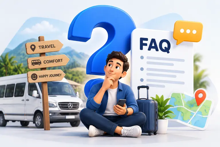 Booking confirmation and travel details